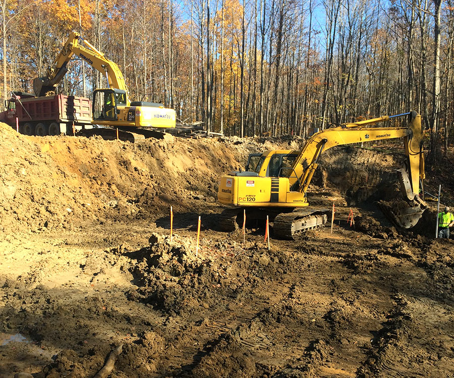 Site Work Excavating and Grading